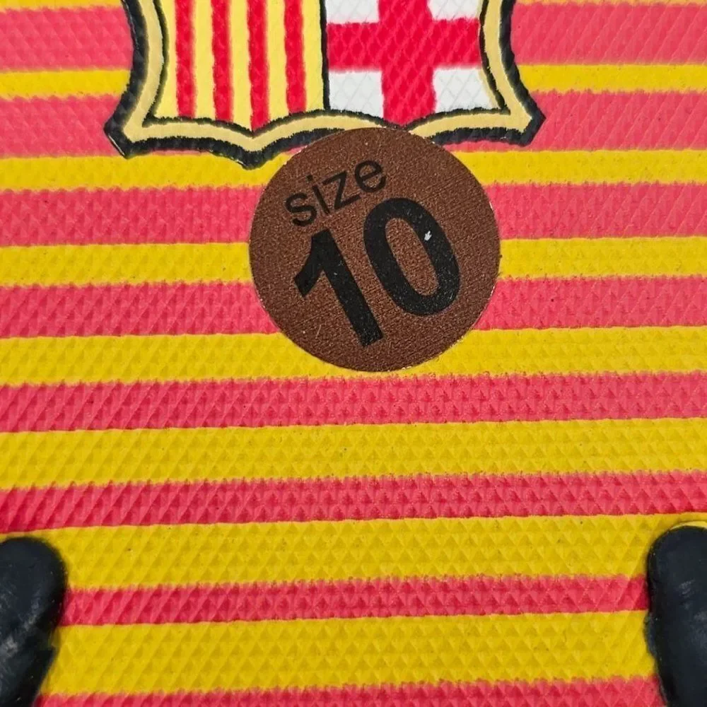 FC Barcelona Soccer Women's Flip Flops 10